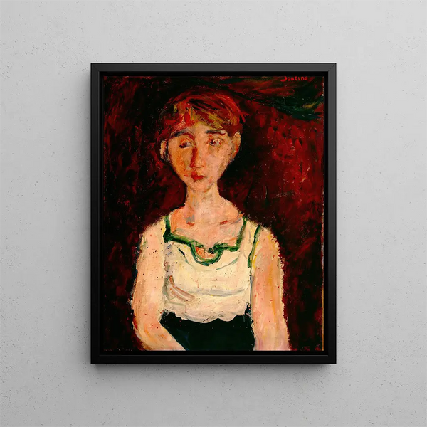 Kleine Mädchen - Chaïm Soutine — gerahmtes Bild an der Wand