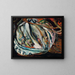 Stillleben mit Fischen - Chaïm Soutine — gerahmtes Bild an der Wand