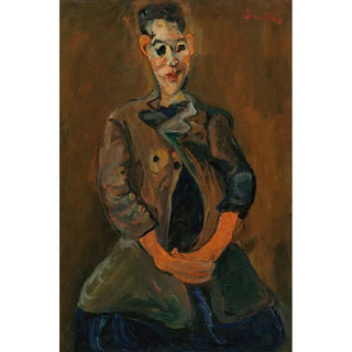 Cham Soutine - Portrait Dun Jeune Homme.webp