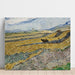 Reproduktion des Gemäldes Champ clos avec laboureur - Vincent van Gogh