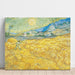 Reproduktion des Gemäldes Weizenfeld hinter dem Saint-Paul-Krankenhaus mit einer Sense - Vincent van Gogh