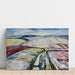 Reproduktion des Gemäldes Champ sous la neige - Edvard Munch