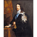 Reproduktion des Gemäldes Charles I., König von England von Anthony van Dyck