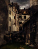 altes Hôtel-Dieu cour de Saint-Julien-le-Pauvre - Charles Alexis Apoil — Ansicht des Kunstwerks
