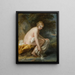Eine Nymphe bei ihrem Bad - Charles André van Loo — gerahmtes Bild an der Wand