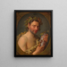 Bacchus - Charles André van Loo — gerahmtes Bild an der Wand