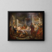Das Mahl der Kleopatra und von Marc Antoine - Charles-Joseph Natoire — gerahmtes Bild an der Wand