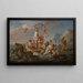 Triumpf der Amphitrite - Charles-Joseph Natoire — gerahmtes Bild an der Wand