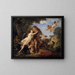 Venus und Adonis - Charles-Joseph Natoire — gerahmtes Bild an der Wand
