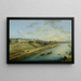 Passy und Chaillot gesehen von Grenelle - Charles-Léopold Grevenbroeck — gerahmtes Bild an der Wand