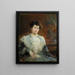 Mme Govern - Charles-Lucien Landre — gerahmtes Bild an der Wand