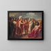 Achille presenting den Preis der Weisheit an Nestor - Charles-Philippe Auguste Larivière — gerahmtes Bild an der Wand