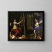 Allegorie der Malerei - Charles Alphonse Du Fresnoy — gerahmtes Bild an der Wand