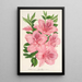 Azalea indica hybrida gigantiflora - Charles Antoine Lemaire — gerahmtes Bild an der Wand