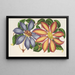 Clematis patens var. atropurpurea et violacea - Charles Antoine Lemaire — gerahmtes Bild an der Wand