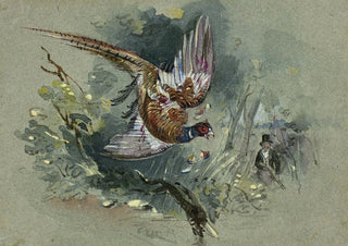 Charles B Newhouse - Pheasant and Hunter.webp