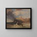 Meeres-Gemälde - Charles Bentley — gerahmtes Bild an der Wand