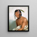 Jackopa der Sechs - Charles Bird King — gerahmtes Bild an der Wand