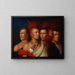Junge Omahaw, Kriegsvogel, Petite Missouri und Pawnees - Charles Bird King — gerahmtes Bild an der Wand
