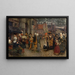 Innenmauern von Antwerpen im Jahr 1550 - Charles Boom — gerahmtes Bild an der Wand