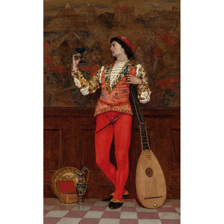 Charles Caryl Coleman - Interior with Lute Player.webp