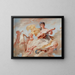 Allegorie der Musik - Charles Chaplin — gerahmtes Bild an der Wand