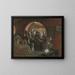 Eine Nische in der Art Students League - Charles Courtney Curran — gerahmtes Bild an der Wand