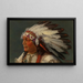 Chef indien Ute - Charles Craig — gerahmtes Bild an der Wand