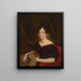 Cora Livingston - Charles Cromwell Ingham — gerahmtes Bild an der Wand
