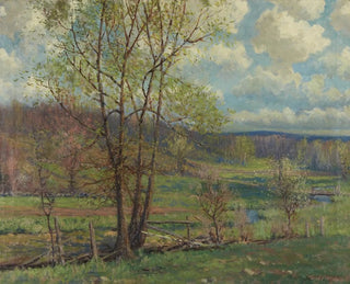 Frühling in Neuengland - Charles Curtis Allen — Ansicht des Kunstwerks