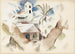 Bermudes Nr.1 Baum und Haus - Charles Demuth — Ansicht des Kunstwerks