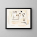 Escalier des Bermudes - Charles Demuth — gerahmtes Bild an der Wand