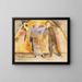 In der Vaudeville, Frau und Mann auf der Bühne - Charles Demuth — gerahmtes Bild an der Wand