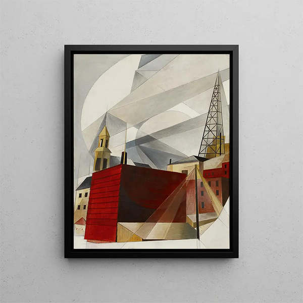 Lancaster - Charles Demuth — gerahmtes Bild an der Wand
