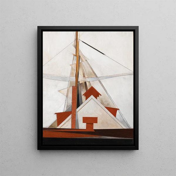 Masten - Charles Demuth — gerahmtes Bild an der Wand