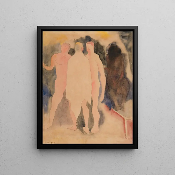Bad im türkischen Stil - Charles Demuth — gerahmtes Bild an der Wand