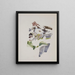 Zinnias - Charles Demuth — gerahmtes Bild an der Wand
