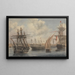 Der Hafen von Alexandria - Charles Dyce — gerahmtes Bild an der Wand