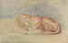 Löwe im Schlaf - Charles Edmond Saint-Marcel-Cabin — Ansicht des Kunstwerks