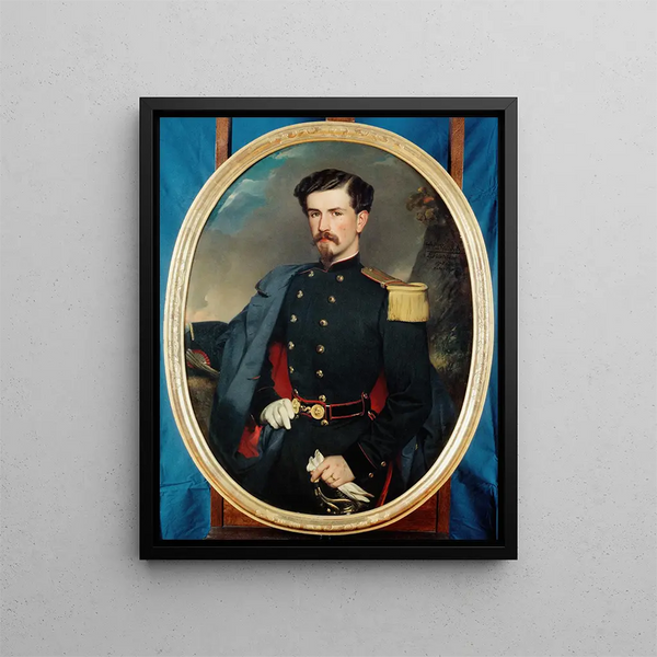 Walther von Hallwyl 1839-1921 - Charles Édouard Boutibonne — gerahmtes Bild an der Wand