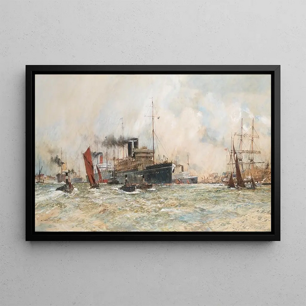 Charles Edward Dixon - The lady Shes a Liner.webp