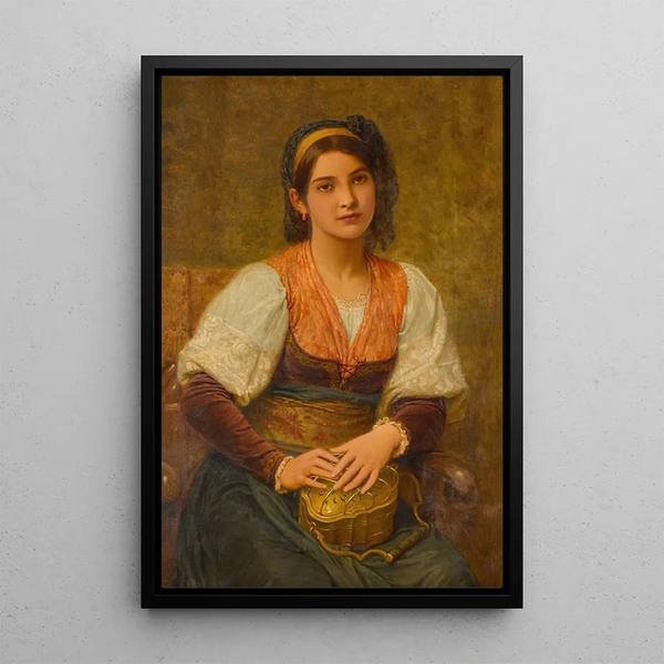 Reproduktion des Gemäldes Le Scaldino - Charles Edward Perugini
