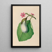 Zeichnungen tropischer Blumen und Früchte aus Südamerika Pl07 - Charles Empson — gerahmtes Bild an der Wand