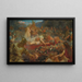 Tod eines Wikinger-Kriegers - Charles Ernest Butler — gerahmtes Bild an der Wand