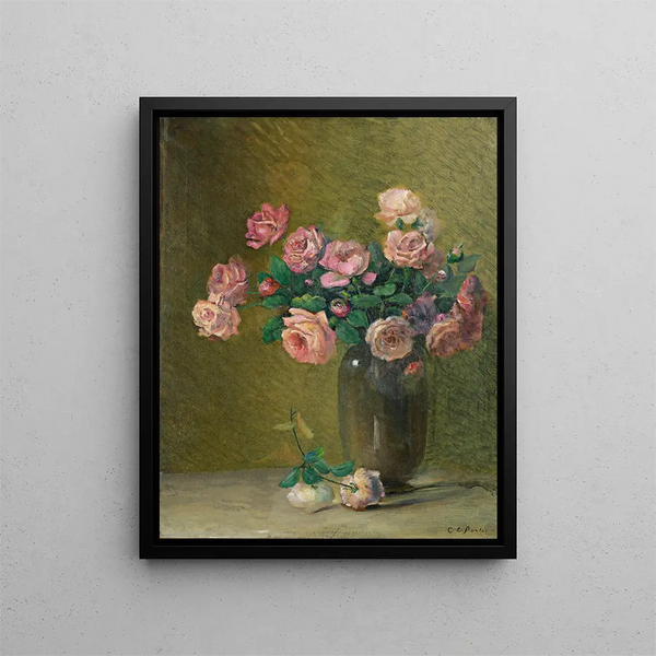 Charles Ethan Porter - Pink Roses On A Table.webp