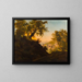 Das Heidelberger Schloss - Charles Ferdinand Wimar — gerahmtes Bild an der Wand