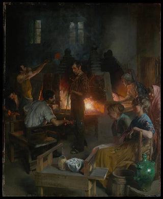 Souffleurs de verre de Murano - Charles Frederick Ulrich — Ansicht des Kunstwerks