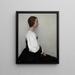 Portrait einer jungen Frau - Charles Frederick Ulrich — gerahmtes Bild an der Wand
