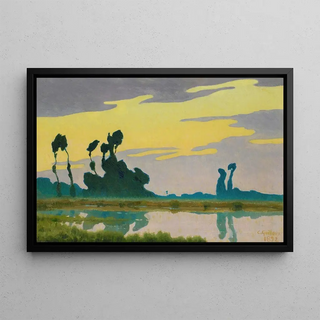 Charles Guilloux - Landscape At Sunset.webp