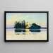 Der gefrorene See - Charles Guilloux — gerahmtes Bild an der Wand